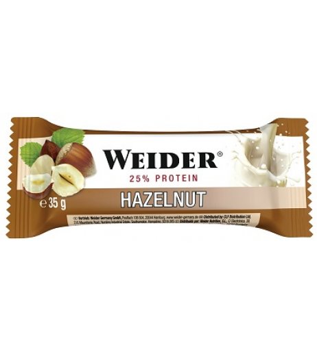 WEIDER FITNESS BAR HAZELNUT36G