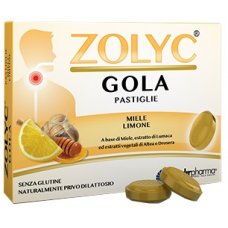 Zolyc Gola integratore apparato respiratorio gusto miele/limone 24 pastiglie 