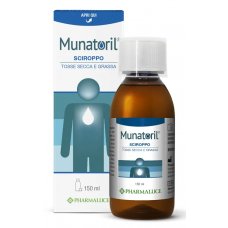 Munatoril 150 ml sciroppo per tosse secca e grassa per adulti e bambini - Pharmaluce Srl