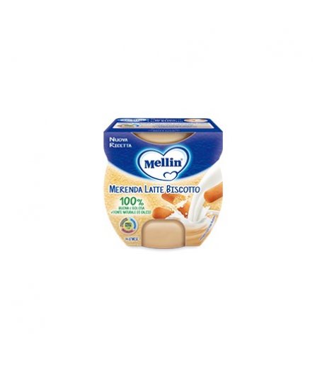 MELLIN MER LATTE BISC 2X100G