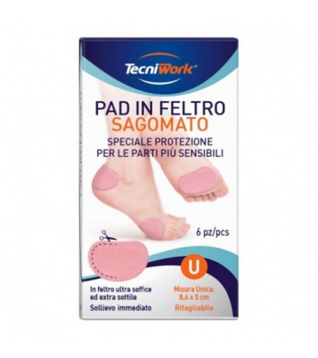 PAD IN FELTRO SAGOMATO 8X6X5CM