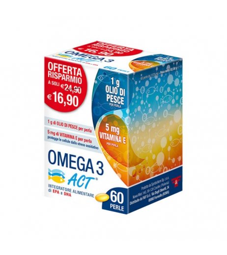 OMEGA 3 ACT 60PERLE 1G