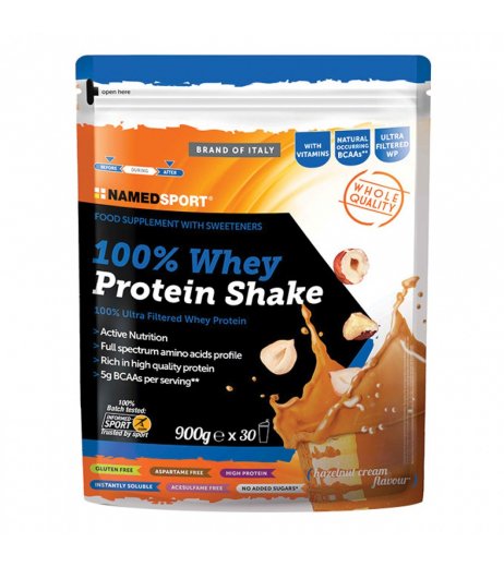 Named Sport 100% Whey Protein Shake Hazelnut Cream 900g