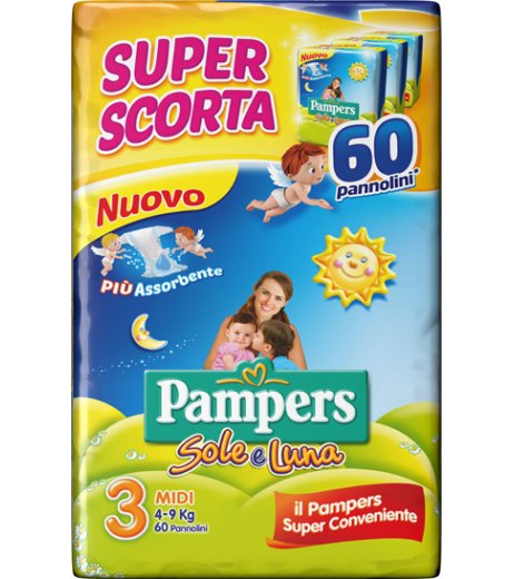PAMPERS SOLE&LUNA TRIO MIDI 60