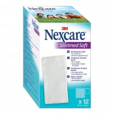 COMPRESSE DI GARZA STERILI NEXCARE STERIMED SOFT 18 X 40 CM  12 PEZZI