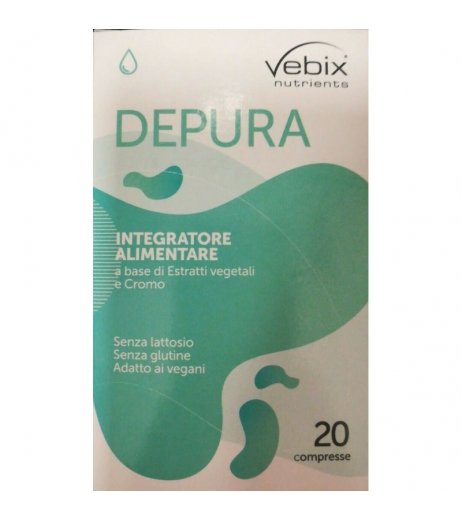 VEBIX NUTRIENTS DEPURA 20CPR