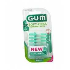 GUM Soft Picks Comf.Menta 40pz