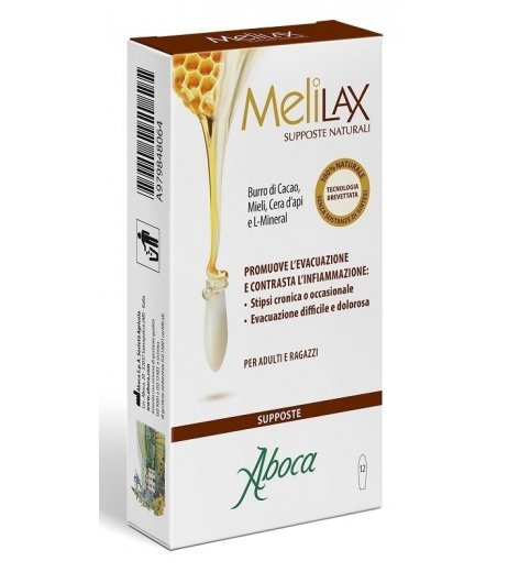 Melilax Aboca 12 Supposte Naturali