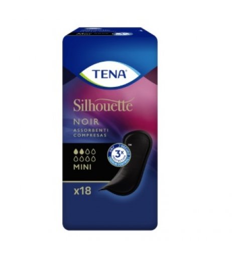 TENA SILHOUETTE NOIR MINI 18PZ
