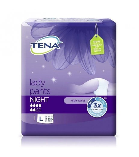 TENA PANTS NIGHT L 10PZ