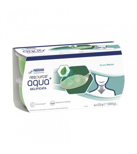 RESOURCE AquaGel Menta 4x125g
