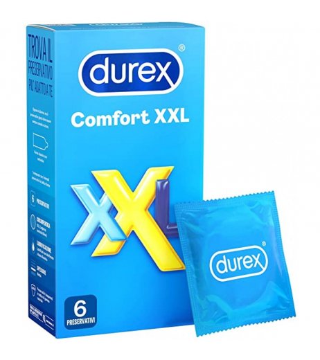 Durex Comfort XXL preservativi più larghi 6 pezzi- Reckitt Benckiser H.(It) SPA
