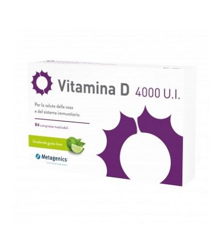 Vitamina D 4000 UI 84 Compresse Masticabili