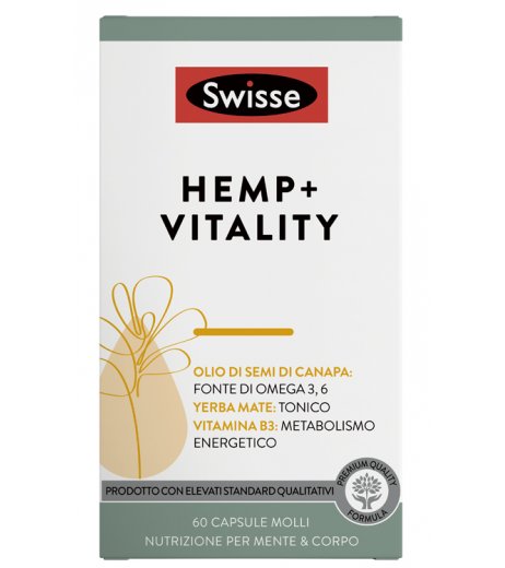SWISSE HEMP+ VITALITY 60CPS