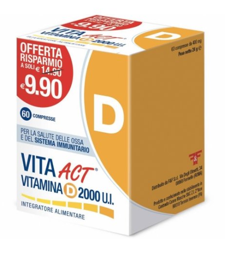 VITAMINA D ACT 2000UI 60CPR