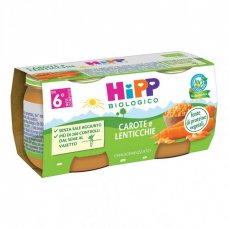 HIPP BIO OMOG CAROTE/LENT2X80G