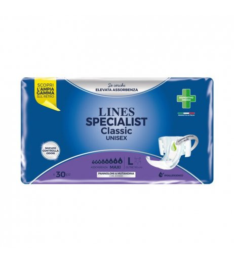 LINES CLAS PANN MAXI L 30PZ