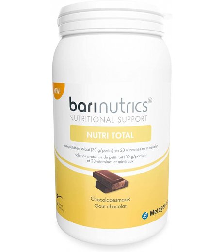 Barinutrics Nutri Total Cioccolato Metagenics 795 G 14 Porzioni