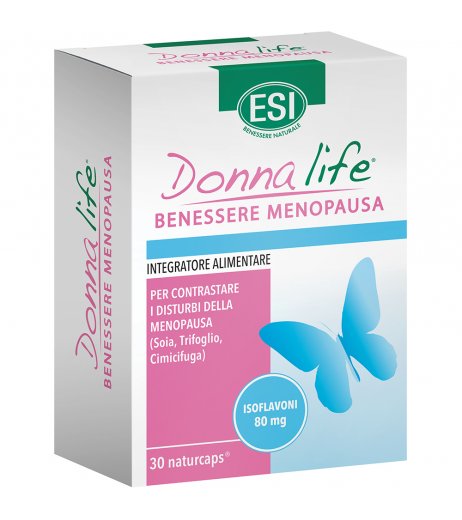 Donna Life benessere menopausa 30 naturcaps per contrastare disturbi menopausa - ESI Spa