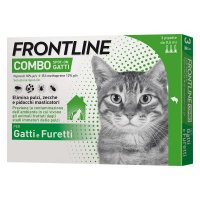 Frontline Combo Gatti: 6 Pipette Spot-On Antiparassitario per Gatti e Furetti