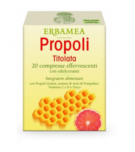 PROPOLI TITOLATA 20 COMPRESSE EFFERVESCENTI