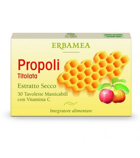 PROPOLI TITOLATA  30 TAVOLETTE MASTICABILI 