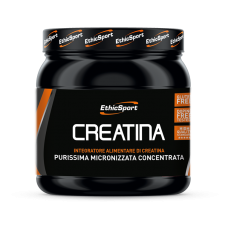 EthicSport - Creatina - Barattolo da 300 mg - Integratore alimentare per migliorare la prestazione e la reattività muscolare