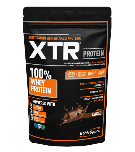 EthicSport - PROTEIN XTR con AnabolicMix Gusto Cacao 900G EthicSport - PROTEIN XTR con AnabolicMix Gusto Cacao 900G