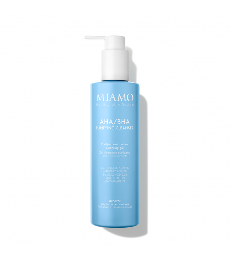 Miamo - Aha/Bha Purifying Cleanser - Gel detergente purificante – sebo – normalizzante