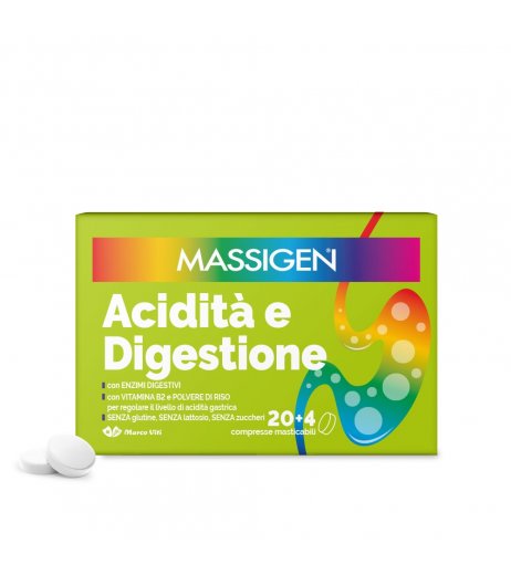 Massigen - Acidità E Digestione - Compresse