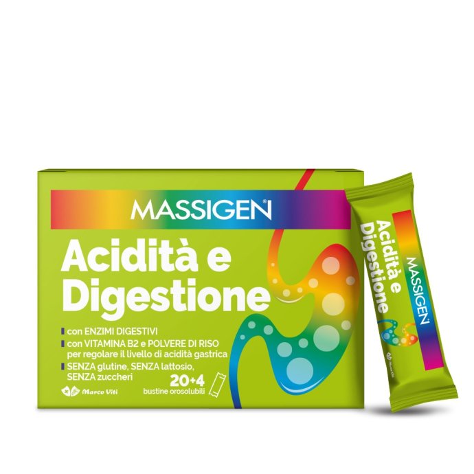 Massigen - Acidità E Digestione - Bustine Orosolubili