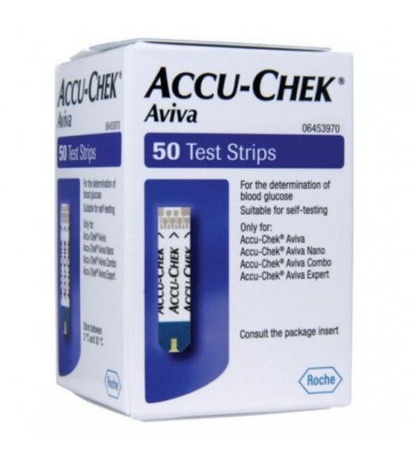 Accu-Chek Aviva 50 Strisce Reattive Misurazione Glicemia