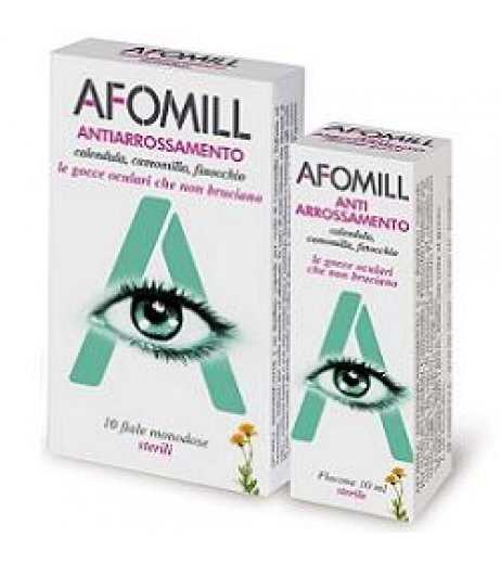 AFOMILL ANTIARROSSAMENTO GOCCE OCULARI 10 FIALE MONODOSE 0,5 ML