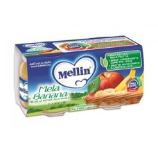 MELLIN OMOG MELA/BANANA 2X100G