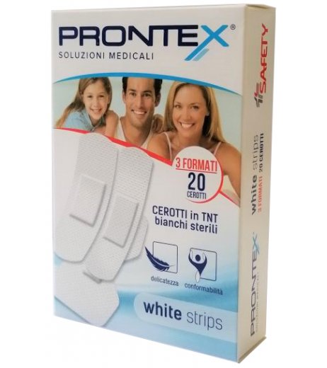 CER PRONTEX WHITE STRIPS 20PZ