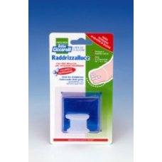 RADDRIZZA ALLUCE IN GEL DI SILICONE BIANCO SEMITRASPARENTE SAGOMATA PER PROTEGGERE E RIALLINEARE L'ALLUCE EVITANDO LO SFREGAMENT