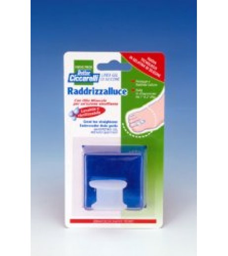 RADDRIZZA ALLUCE IN GEL DI SILICONE BIANCO SEMITRASPARENTE SAGOMATA PER PROTEGGERE E RIALLINEARE L'ALLUCE EVITANDO LO SFREGAMENT