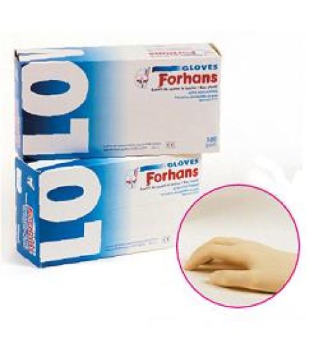 FORHANS GUANTI LATT L 100PZ