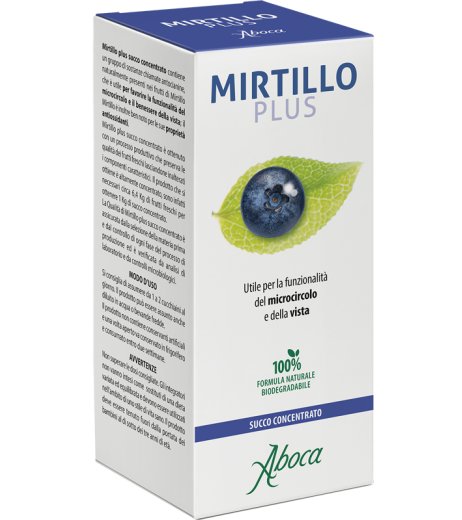 MIRTILLO PLUS SUCCO CONC 100ML MIRTILLO PLUS SUCCO CONC 100ML
