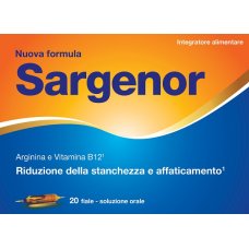Sargenor 20 flaconi integratore per stanchezza e affaticamento - Meda Pharma SpA