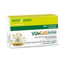 Viagas Enzimi 30 compresse integratore per migliorare la digestione | Phyto Garda