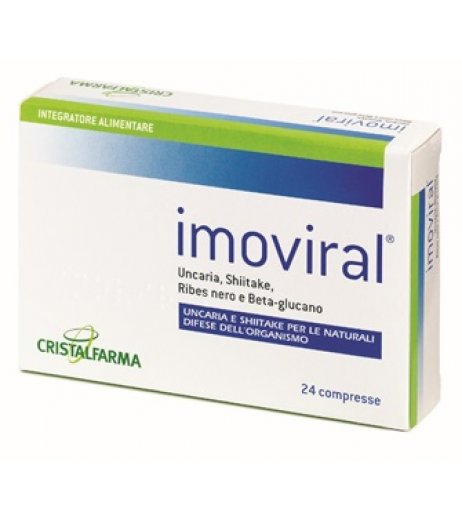 Imoviral integratore difese immunitarie 24 compresse di Cristalfarma