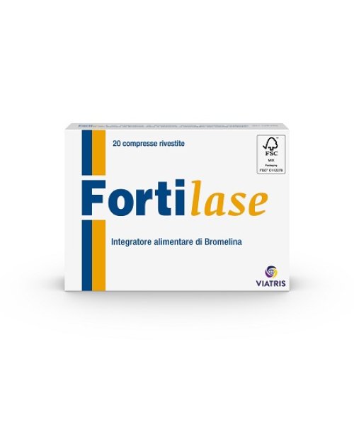Fortilase 20 compresse antifiammatorio con Bromelina - Meda Pharma