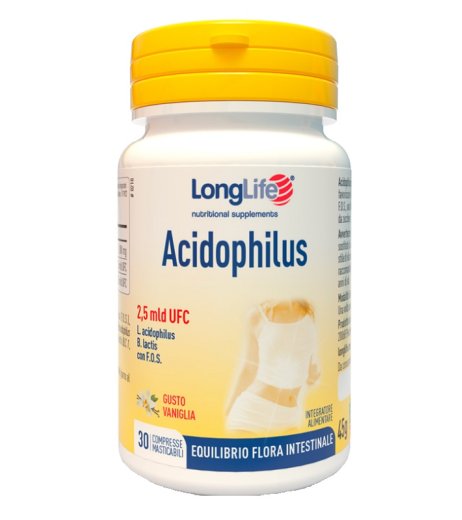 LONGLIFE ACIDOPHILUS 30TAV MAS