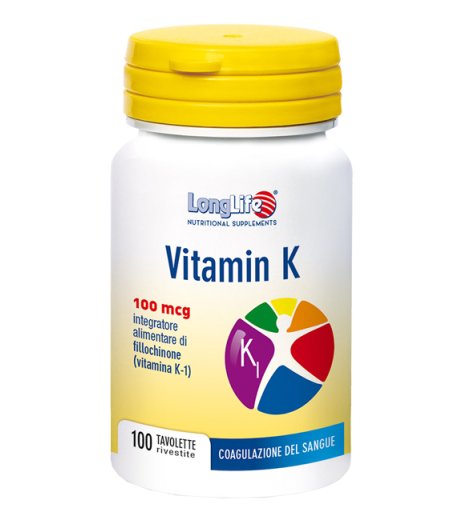 LONGLIFE VITAMIN K 100TAV LONGLIFE VITAMIN K 100TAV