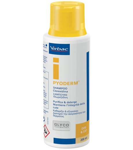 PYODERM GLICO SHAMPOO 200ML VET