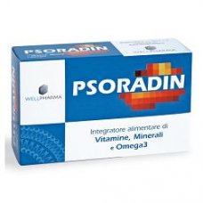 Psoradin 45 capsule integratore alimentare per la psoriasi di WELLPHARMA SRL