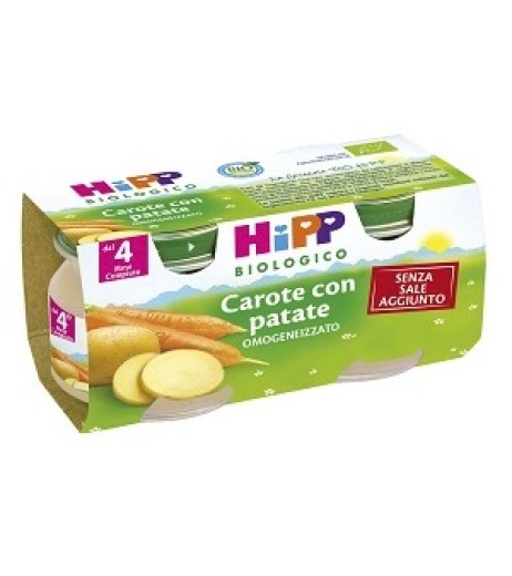 HIPP BIO OMOG CAROTE/PAT 2X80G