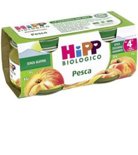 HIPP BIO OMOGENEIZZATO PESCA MELA 100% 2X80 G