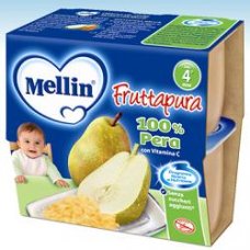 MELLIN FRUTTA PURA PERA 4X100